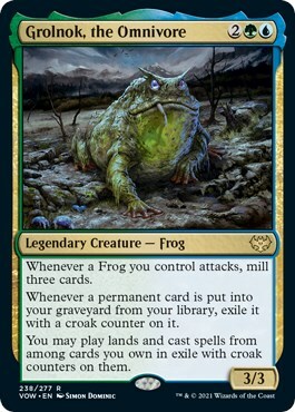 Grolnok, the Omnivore Card Front