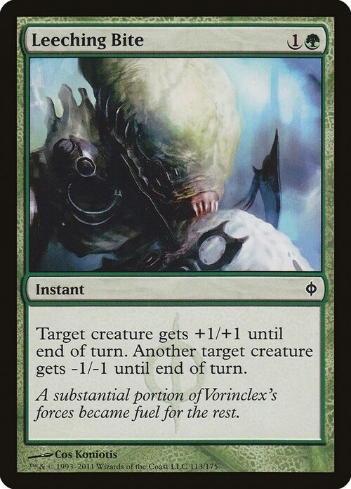 Leeching Bite Card Front