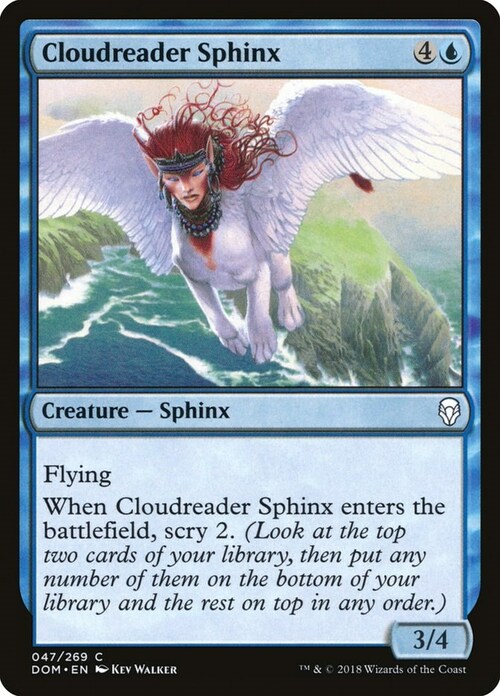 Cloudreader Sphinx Card Front