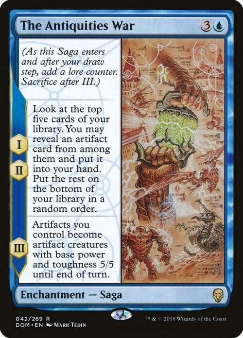 The Antiquities War Card Front