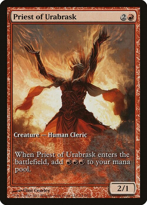 Priest of Urabrask Card Front