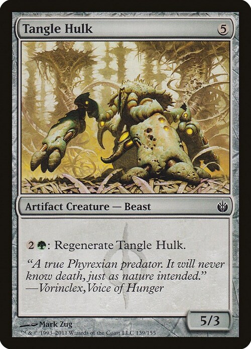 Tangle Hulk Card Front