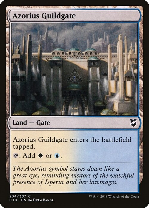 Azorius Guildgate Card Front