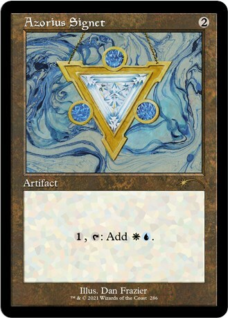 Azorius Signet Card Front