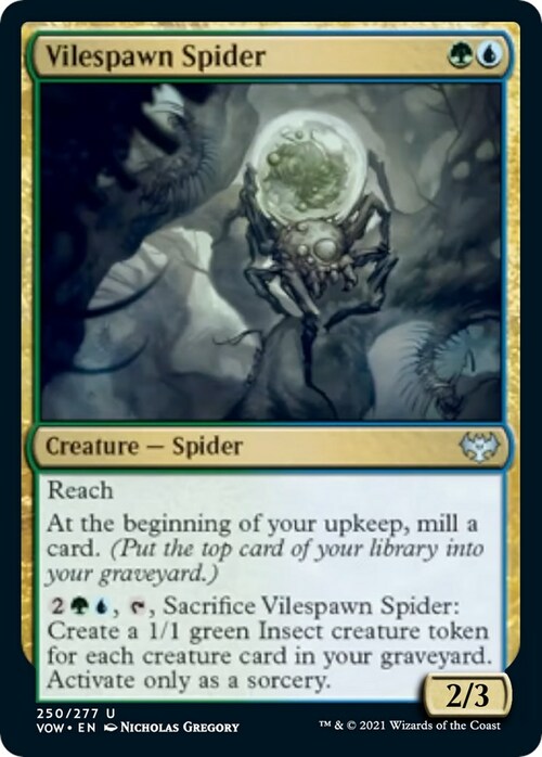 Vilespawn Spider Card Front