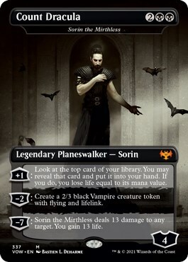 Sorin the Mirthless Card Front