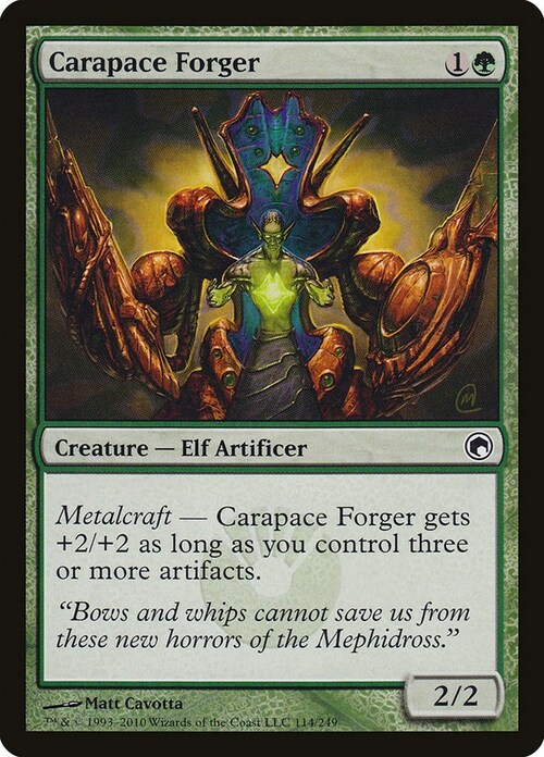 Carapace Forger Card Front