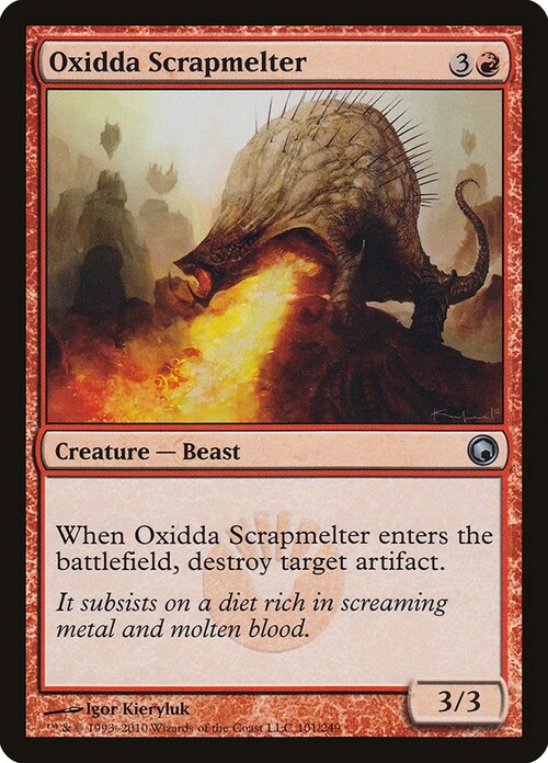 Oxidda Scrapmelter Card Front