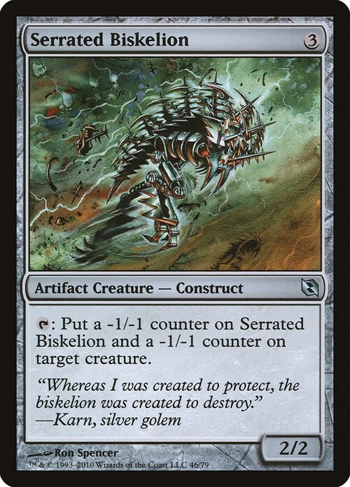 Serrated Biskelion Card Front