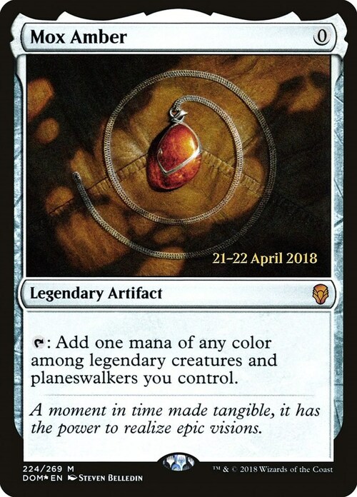 Mox Amber Card Front