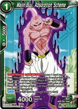 Majin Buu, Absorption Scheme Card Front