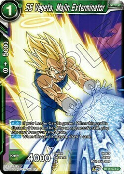 SS Vegeta, Majin Exterminator Card Front