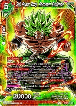 Full Power Broly, Resonant Evolution Card Front