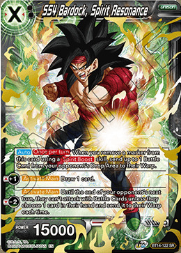 SS4 Bardock, Spirit Resonance Card Front