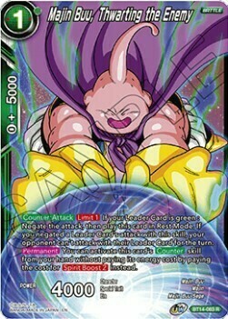 Majin Buu, Thwarting the Enemy Card Front