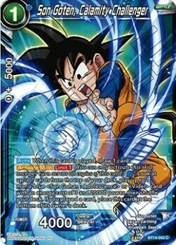 Son Goten, Calamity Challenger Card Front