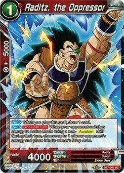 Raditz, the Oppressor Card Front