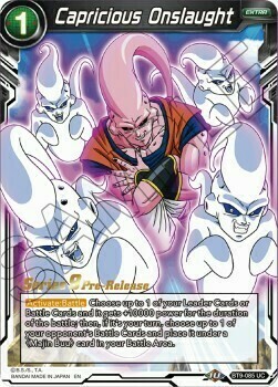 Capricious Onslaught Card Front