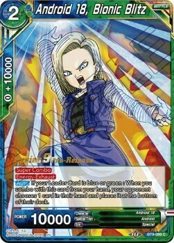 Android 18, Bionic Blitz Card Front