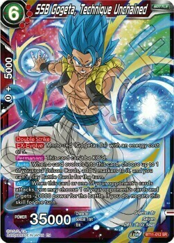 SSB Gogeta, Technique Unchained Card Front