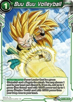 Buu Buu Volleyball Card Front