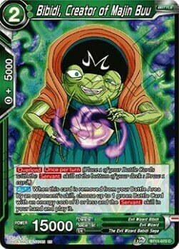 Bibidi, Creator of Majin Buu Card Front