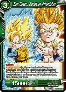 Son Goten, Bonds of Friendship Card Front