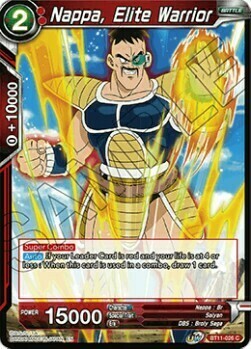 Nappa, Elite Warrior Card Front