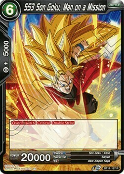 SS3 Son Goku, Man on a Mission Card Front