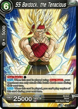 SS Bardock, the Tenacious Card Front