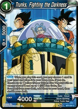 Trunks, Fighting the Darkness Card Front