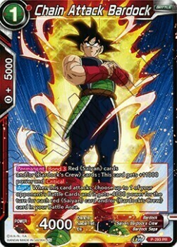 Chain Attack Bardock Card Front