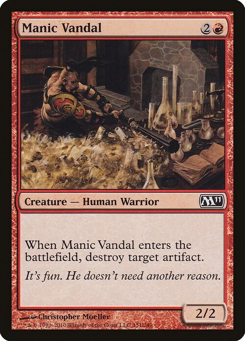 Manic Vandal Card Front