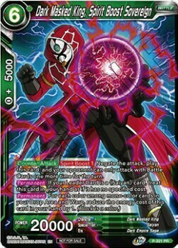 Dark Masked King, Spirit Boost Sovereign Card Front