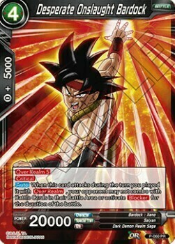 Desperate Onslaught Bardock Card Front