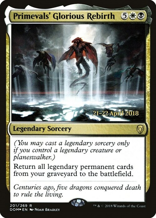 Primevals' Glorious Rebirth Card Front