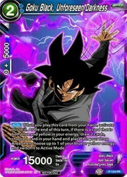 Goku Black, Unforeseen Darkness Card Front