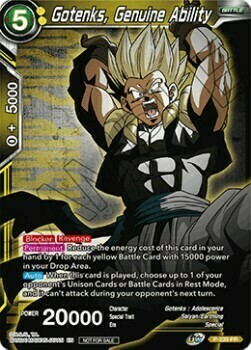 Gotenks, Genuine Ability Card Front