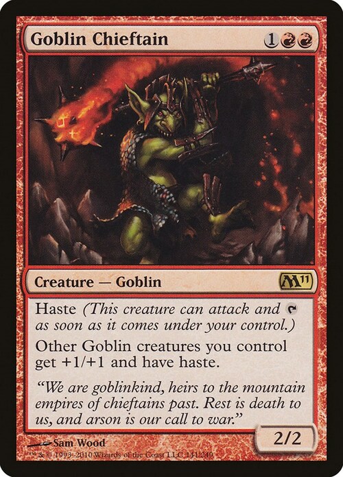 Goblin Chieftain Card Front