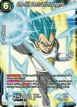 One-Hit Destruction Vegeta Card Front