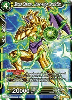 Nuova Shenron, Unwavering Conviction Card Front