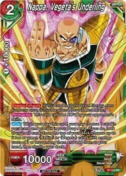 Nappa, Vegeta's Underling Card Front