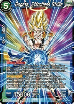 SS Gogeta, Effortless Strike Card Front