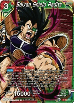 Saiyan Shield Raditz Card Front