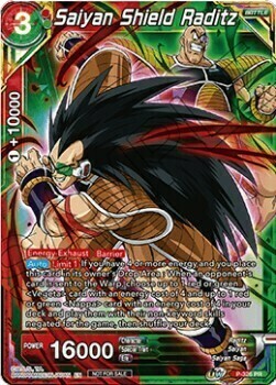 Saiyan Shield Raditz Card Front