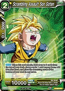 Scrambling Assault Son Goten Card Front