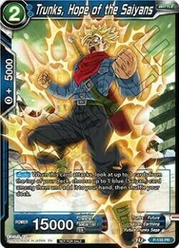 Trunks, Hope of the Saiyans Card Front