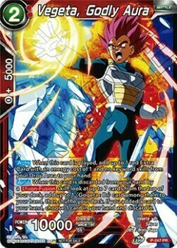 Vegeta, Godly Aura Card Front