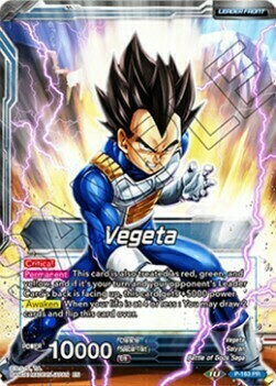 Vegeta // Vegeta, Furious Awakening Card Front