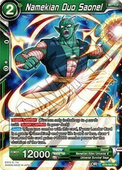 Namekian Duo Saonel Card Front